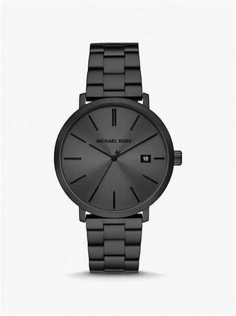 michael kors blake navy-tone watch|Oversized Blake Two.